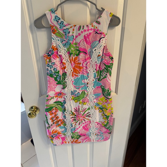 Lilly Pulitzer Girls Dress Floral Sleeveless Target 20th Anniv Collection - Picture 1 of 7